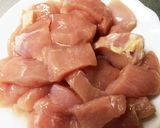とりムネ肉とアスパラの炒めもの作り方1写真