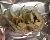 虹鱒のレモンバターホイル焼き作り方1写真