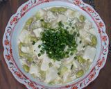 柚子薫る白い麻婆豆腐作り方5写真