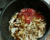 超簡単！干し椎茸とシメジと豚肉の炊き込み作り方3写真