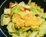 厚揚げとキャベツの卵炒め作り方4写真