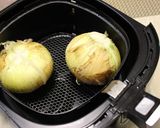 ノンフライヤーで新玉ねぎの丸ごと焼き作り方2写真