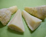 簡単！筍ご飯(混ぜご飯)アク抜き～作り方1写真