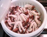 しめじのゆかりの和え物作り方1写真