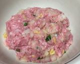 餃子餡(豚肉)作り方4写真