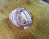 鶏もも肉の豚バラロール唐揚作り方3写真