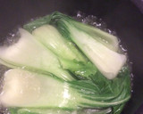 青梗菜とわかめの和え物作り方1写真