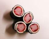 お弁当に♪カニカマとチーズ海苔まき♪作り方4写真