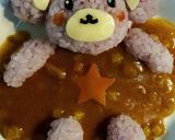 ♡子供喜ぶ♡クマさんカレー♡作り方3写真