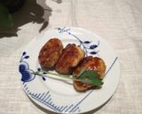 お弁当に*ふんわり鶏つくね作り方4写真