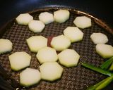 節約！ブロッコリーの芯とニラの中華炒め作り方2写真