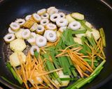 節約！ブロッコリーの芯とニラの中華炒め作り方3写真