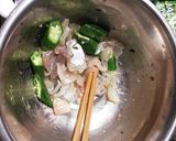 真鯛とオクラの簡単カルパッチョ風作り方3写真