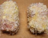 かぼちゃの豚肉巻きコロッケ☆お弁当作り方5写真