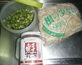 【簡単】もやしと小ネギの鮭フレーク炒め作り方1写真