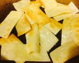 うどんde即席パリパリタコス風おつまみ♬作り方3写真