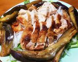 メチャ旨♡鶏モモ肉とムネ肉とナスのソテー作り方8写真