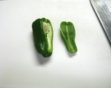 種が散らからないピーマンの切り方♪作り方1写真