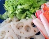 れんこん塩ぽん酢サラダ作り方1写真