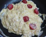 鶏唐揚げdeイタリアンな親子丼作り方3写真