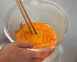 にんじんの卵焼き作り方3写真