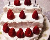 いちごで可愛いひな壇ケーキ♡作り方11写真