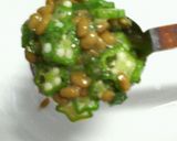 オクラ納豆大葉のお揚げ巾着焼き作り方3写真