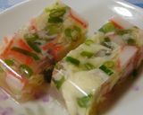 冷たい・おかず♪カニカマで☆寒天寄せ☆作り方6写真