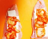ササミのキムチーズ巻き作り方3写真