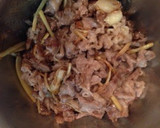 春☆激ウマ！新ごぼうといんげんの牛肉炒め作り方7写真