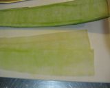 豚肉、スタミナスイカ巻き巻き煮　作り方1写真
