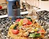 粗挽きウインナーとセロリ☆カレーパスタ作り方5写真