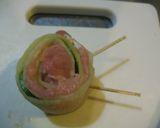 豚肉、スタミナスイカ巻き巻き煮　作り方3写真