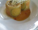 豚肉、スタミナスイカ巻き巻き煮　作り方7写真