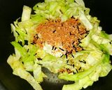 春キャベツのなんちゃってたらこパスタ作り方5写真