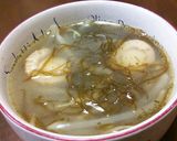 もずくスープ、ホタテ＆もやし入り。作り方6写真