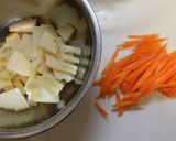 夕食弁当に♪筍と人参入りの生ひじきの煮物作り方2写真