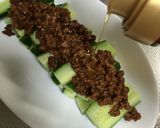 簡単おつまみ♡肉味噌キュウリ♪作り方4写真
