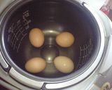 簡単!!炊飯器で作る温泉卵作り方1写真