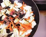『厚揚げの味噌辛チーズ炒め』作り方2写真