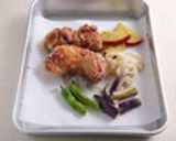 秋野菜のチキン丼作り方6写真