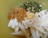 1分！【シャキシャキ長芋のなめ茸和え】♪作り方1写真