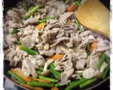 にんにくの芽と豚肉のスタミナ甘辛炒め♪作り方4写真