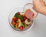 子供も大好き唐揚げのケチャップ野菜作り方7写真