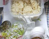 釜揚げしらすとネギと白ごまで美味な炒飯作り方2写真
