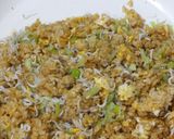 釜揚げしらすとネギと白ごまで美味な炒飯作り方8写真