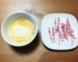 お弁当に！ベーコンとチーズのたまご焼き作り方1写真