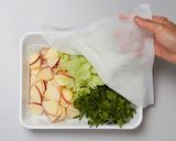 レタスとりんごのサラダ作り方3写真