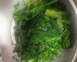 簡単!からし菜とちくわの甘辛炒め作り方2写真