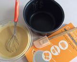 炊飯器でほんのり香る黒蜜カステラ風ケーキ作り方1写真